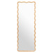 Temple Webster Ebba Wavy Timber Full Length Mirror