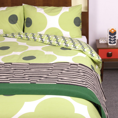 Orla Kiely Bedding Sets NEW Giant Flower Spot Pistachio Quilt Cover Set