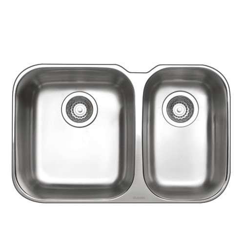 Essential One and Half Bowl Undermount Sink Temple & Webster