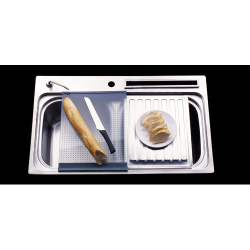 ... Large Single Bowl Kitchen Sink with Multiple Accessories and Drainer