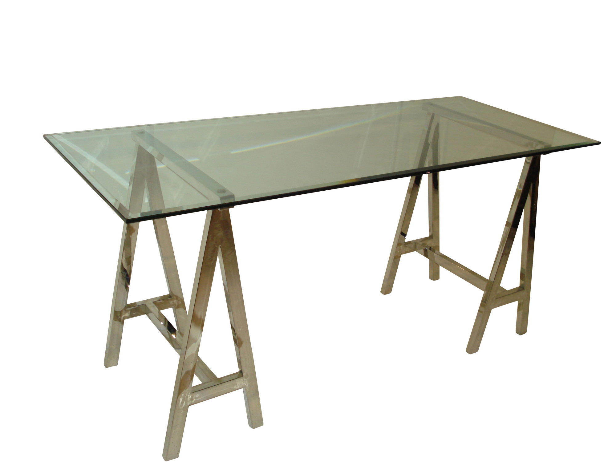 NEW Stainless Steel Folding Trestle Table eBay