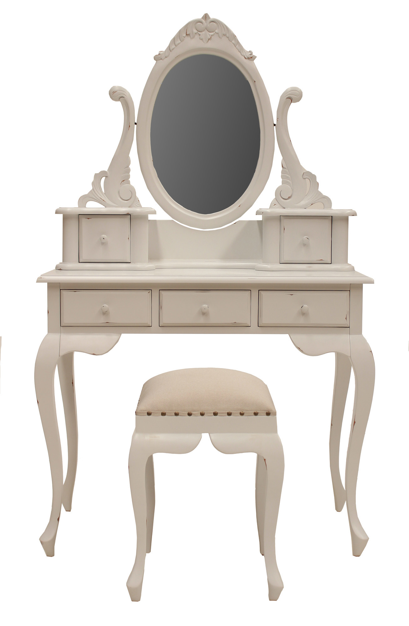 NEW French Provincial Paris Dressing Table and Stool eBay