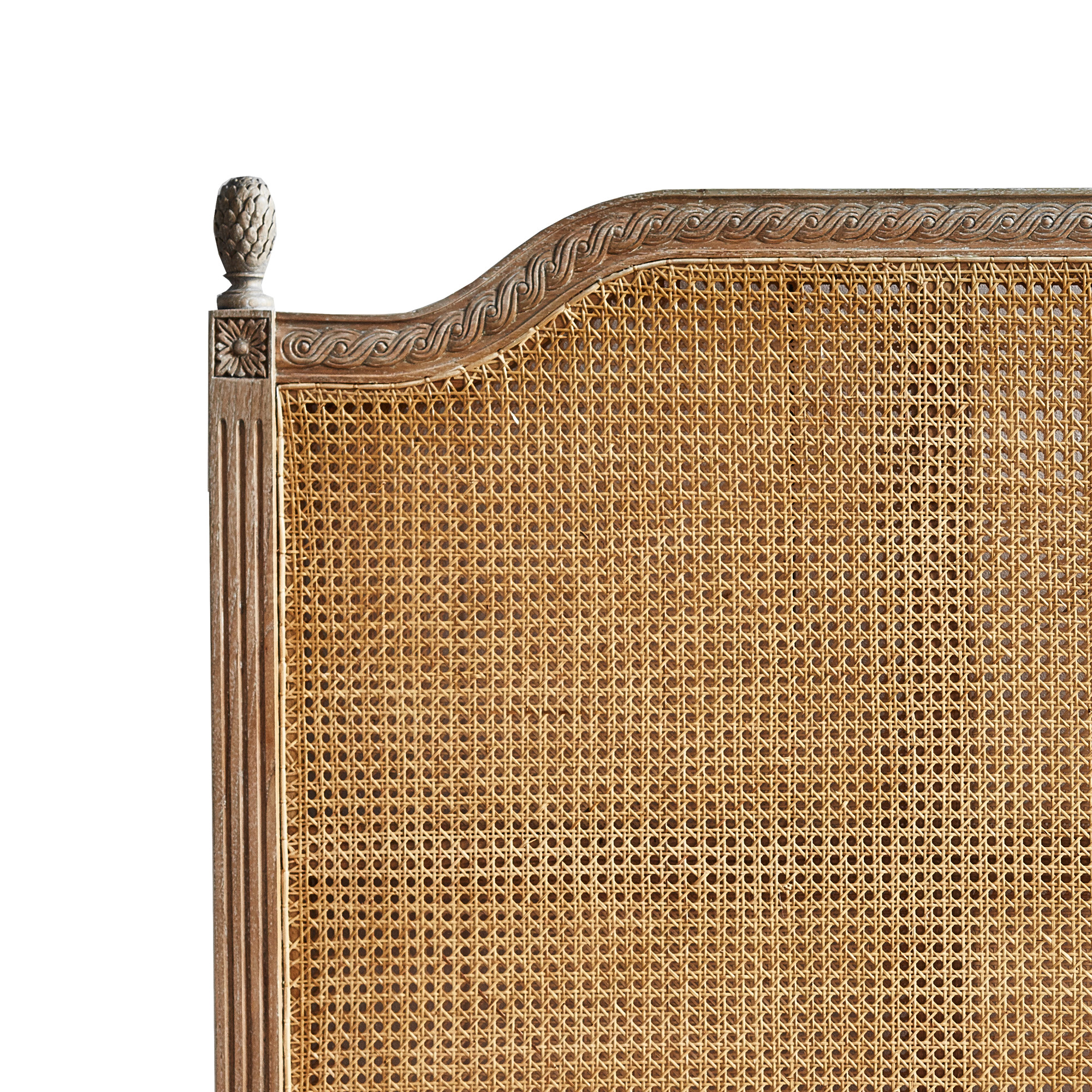 NEW French Provincial Marseille Rattan Headboard