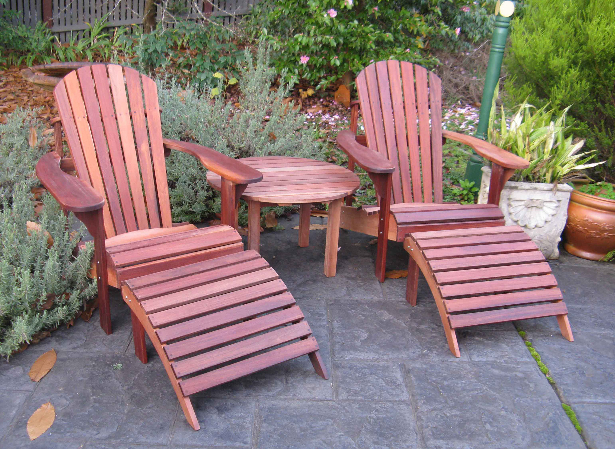 NEW Adirondack Hard Wood Foot Rest eBay