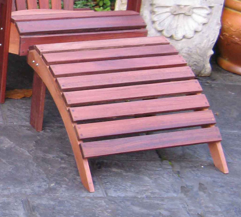 NEW Adirondack Hard Wood Foot Rest eBay
