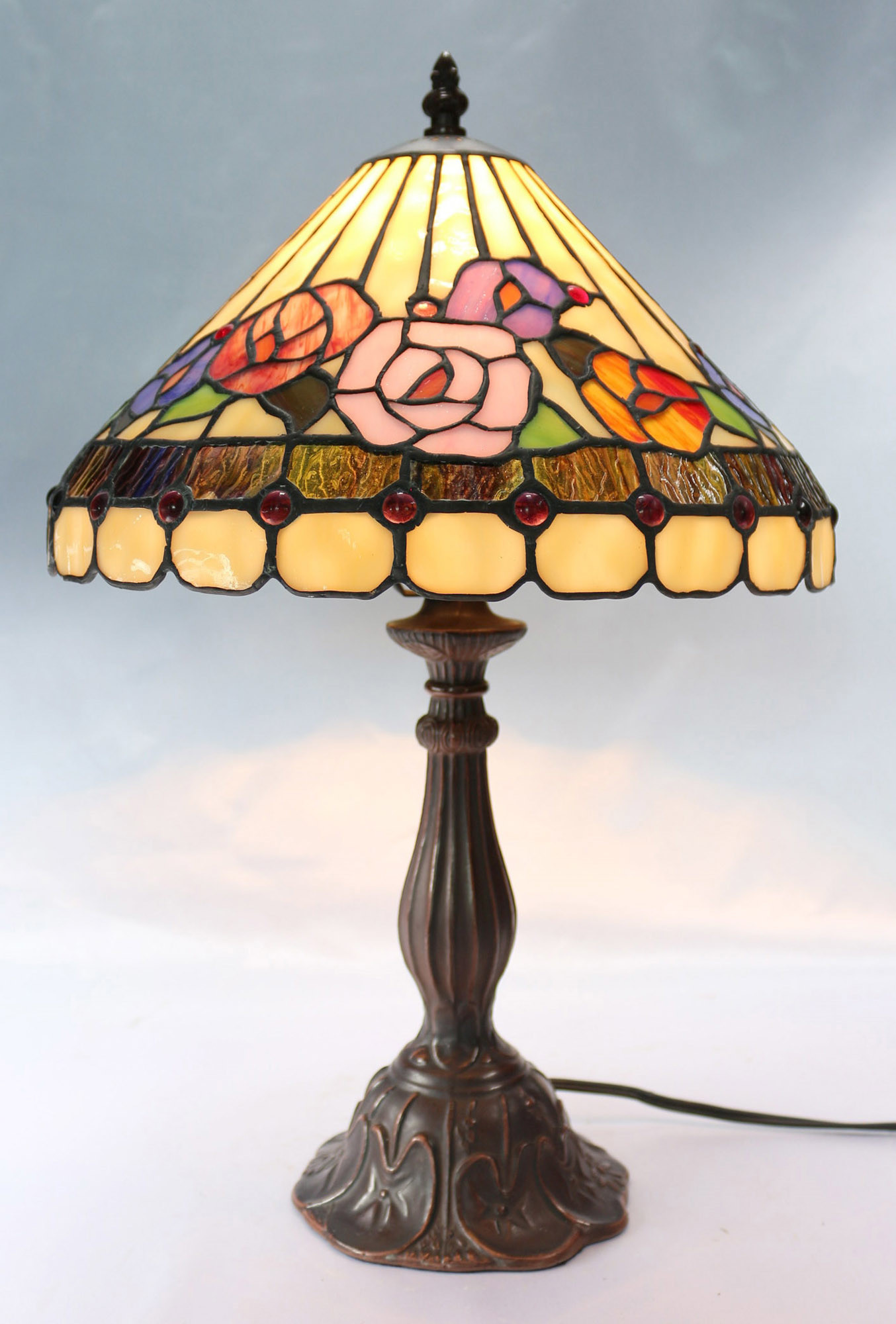NEW Zena Leadlight Table Lamp eBay