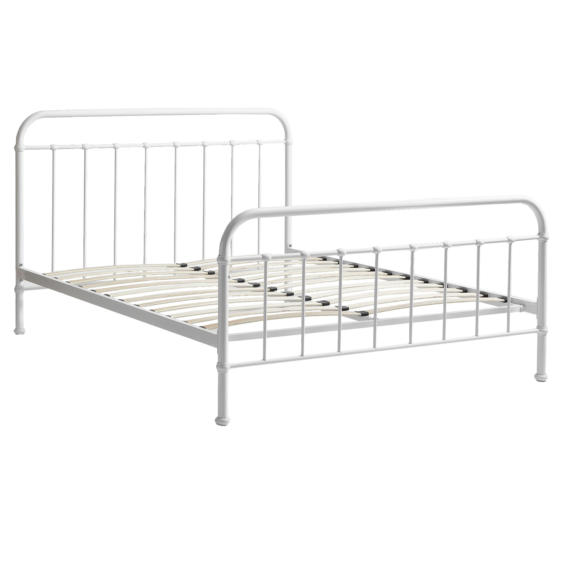 NEW White Jessica Metal Bed Frame