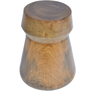 Chess Teak Wood Stool 