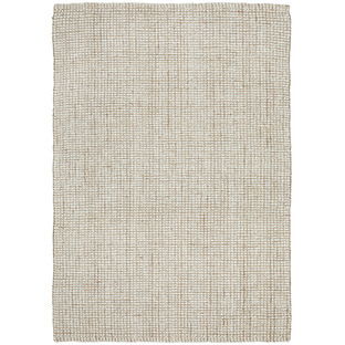 Natural & Cream Hand-Loomed Wool-Blend Rug 