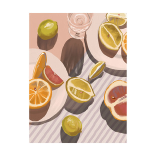 Citrus Fusion Printed Wall Art 