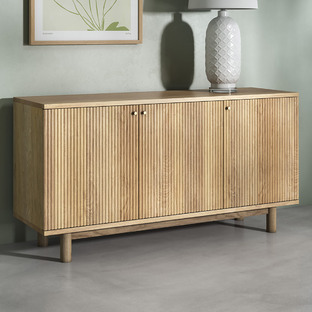 Anika 3 Door Mango Wood Sideboard Buffet 