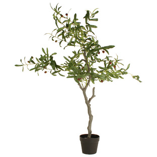 125cm Potted Faux Olive Tree 