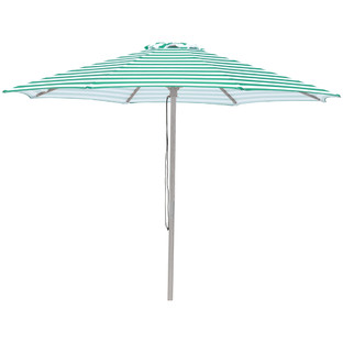 3m Green & White Ferngully Aluminium Umbrella 