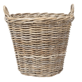 Pachino Cane Round Storage Basket 