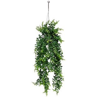 84cm Hanging Faux Baker Fern Plants (Set of 2)