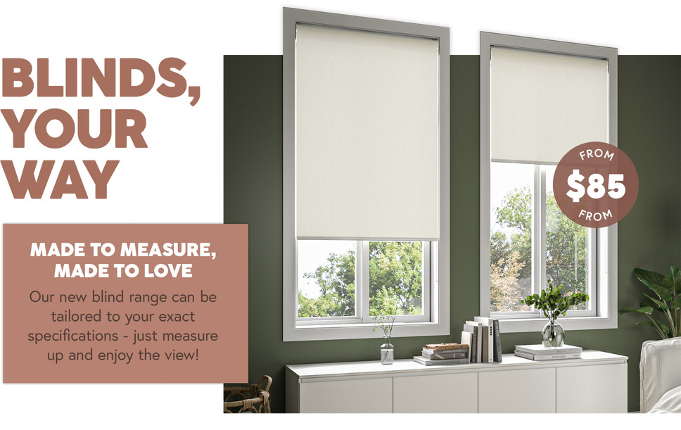 Made to Measure blinds, from $85
