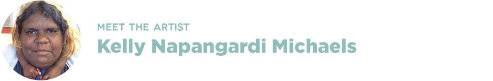 Meet the artist Kelly Napangardi Michaels Headshot