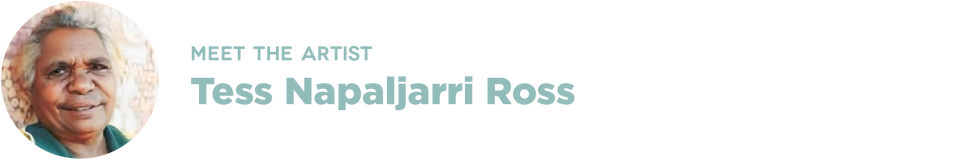 Meet the artist Tess Napaljarri Ross Headshot