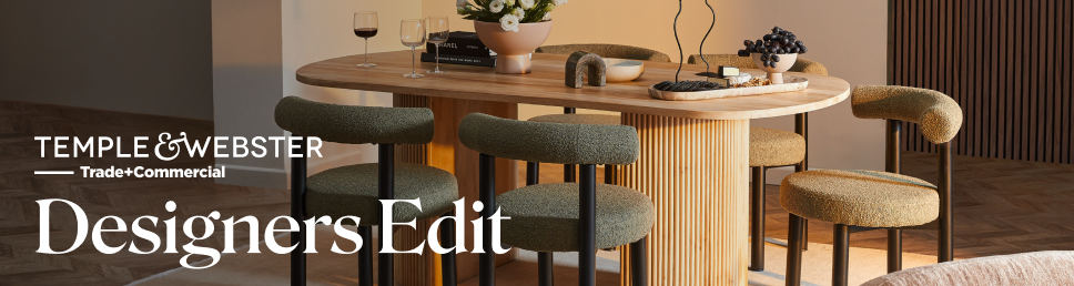 Temple and Webster Trade and Commercial designers edit leader in affordable style