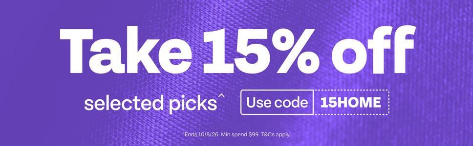 Take 15% off selected picks. Use code HOME