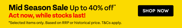 Mid Season Sale Up to 40% off