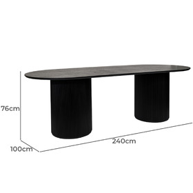Stella Oval Dining Table