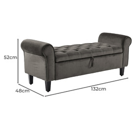 Genevieve Storage Ottoman Bench