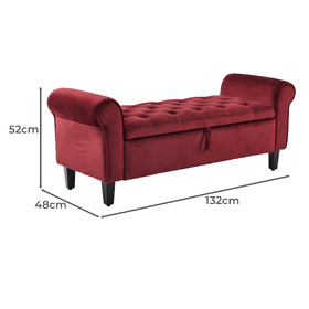 Genevieve Storage Ottoman Bench
