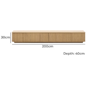 Adelaide 4 Drawer TV Unit