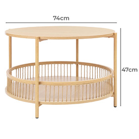 Gavin Steel Coffee Table
