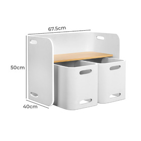 Kids' Gaultier Multi-Function Wooden Table & Chair Set