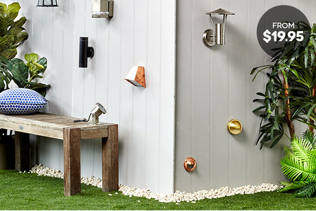 Stylish outdoor lighting