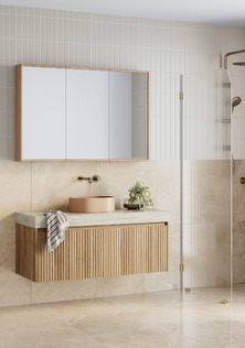 Light Finish Bathroom
