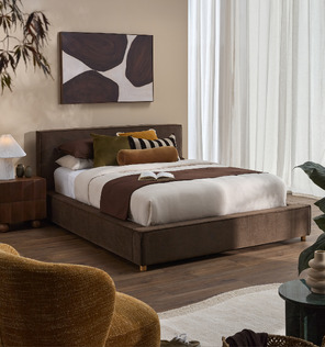 Modern Warm Bedroom