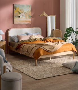 Bright Wood Bedroom