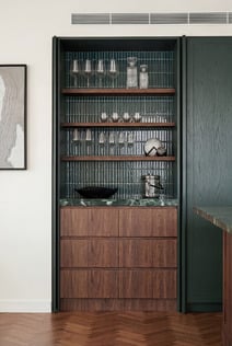 Mid Century Green Bar