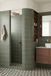Modern Sage Bathroom