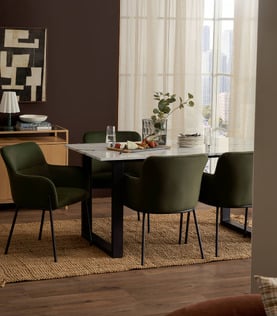 Minimalist Olive Dining