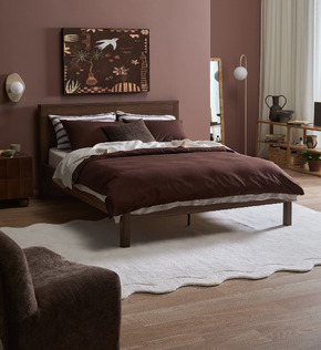 Rich Timber Bedroom