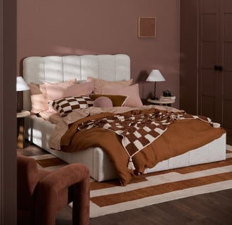 Rust & Cream Bedroom