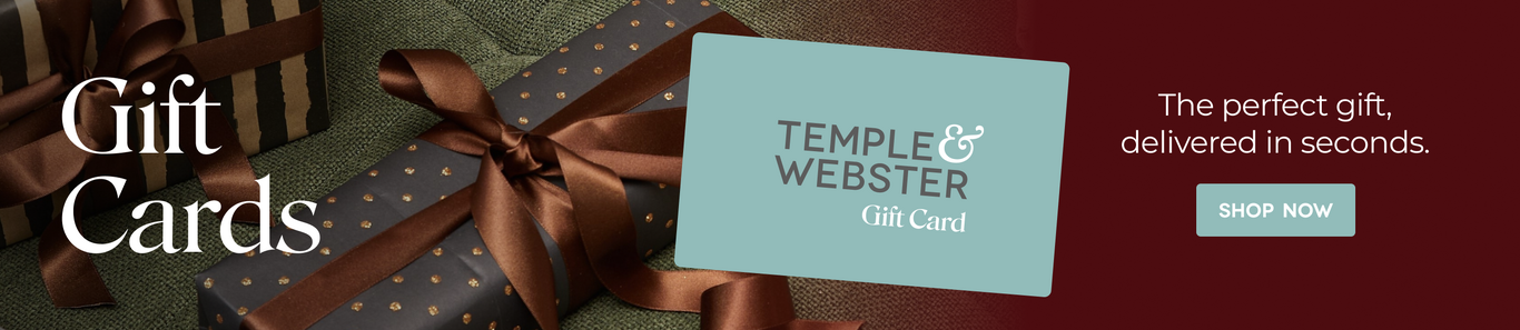 Temple and Webster Gift Cards. The perfect gift delivered in seconds.