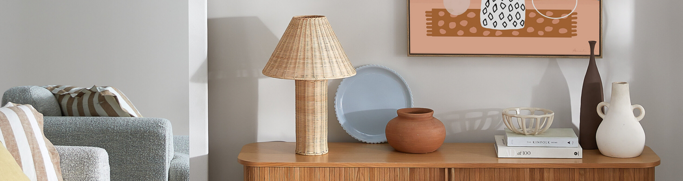 Temple and Webster lamp collection