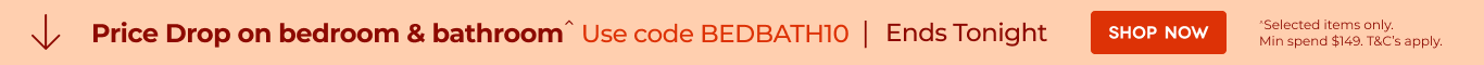 Bedroom to Bathroom flash sale
