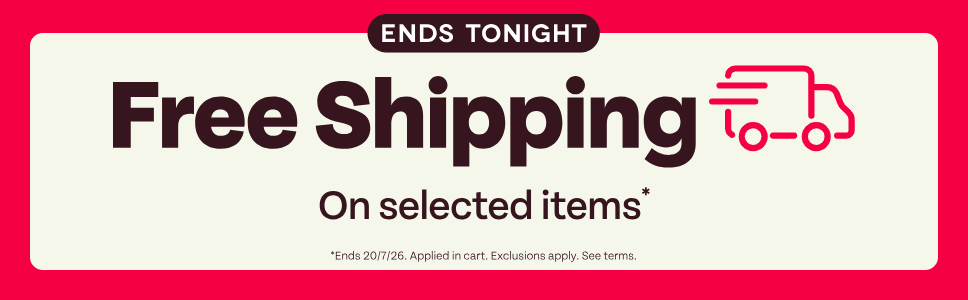 Free shipping on selected items