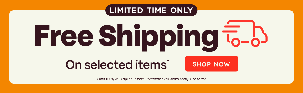 Limited Time Only. Free shipping on selected items