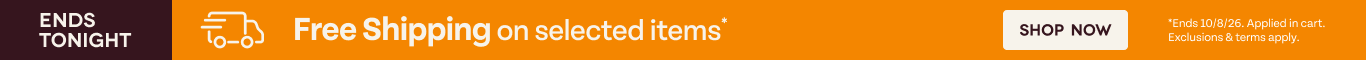 Free shipping on selected items