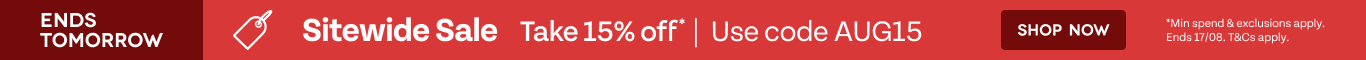 15% OFF Sitewide