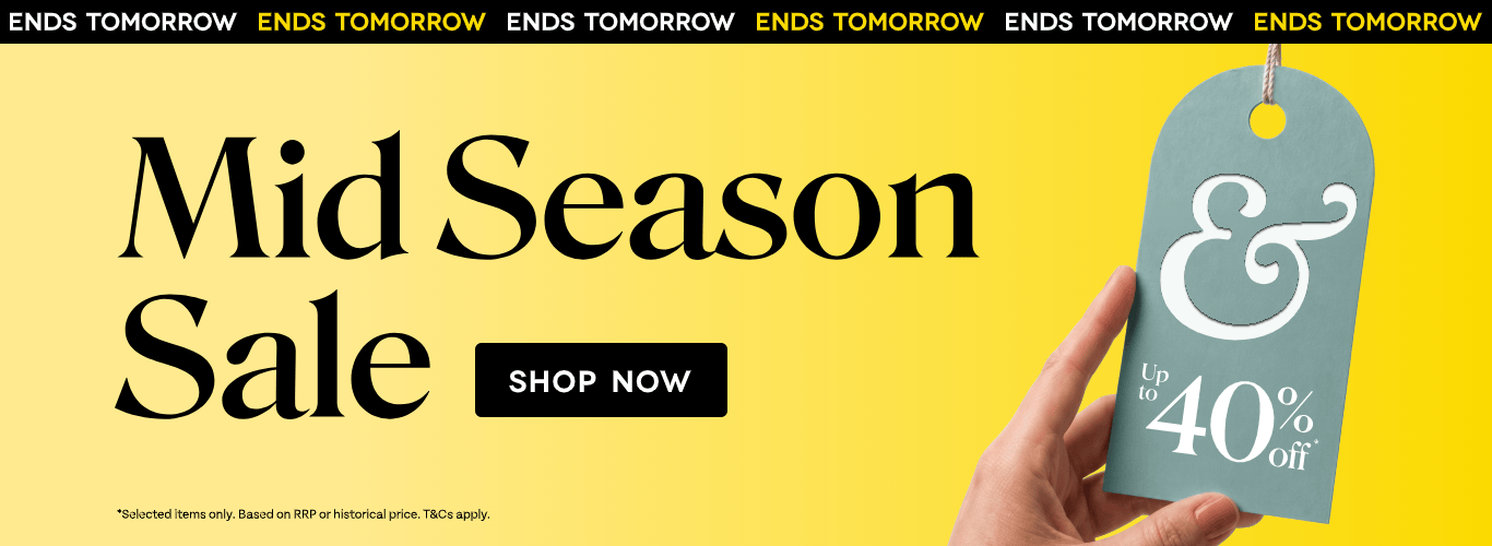 Mid Season Sale Up to 40% Off