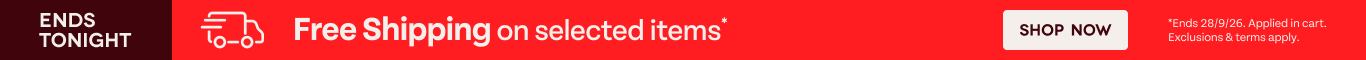 Free Shipping on select items