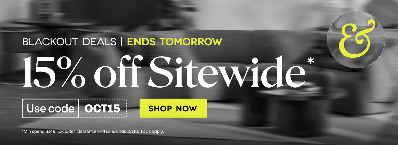 15% OFF Sitewide